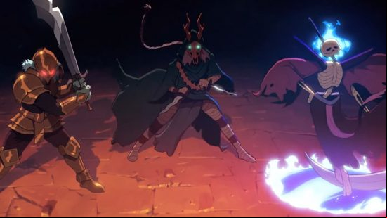 slay the spire 2 release date estimate: a new character is skeletal with a chilling blue glow