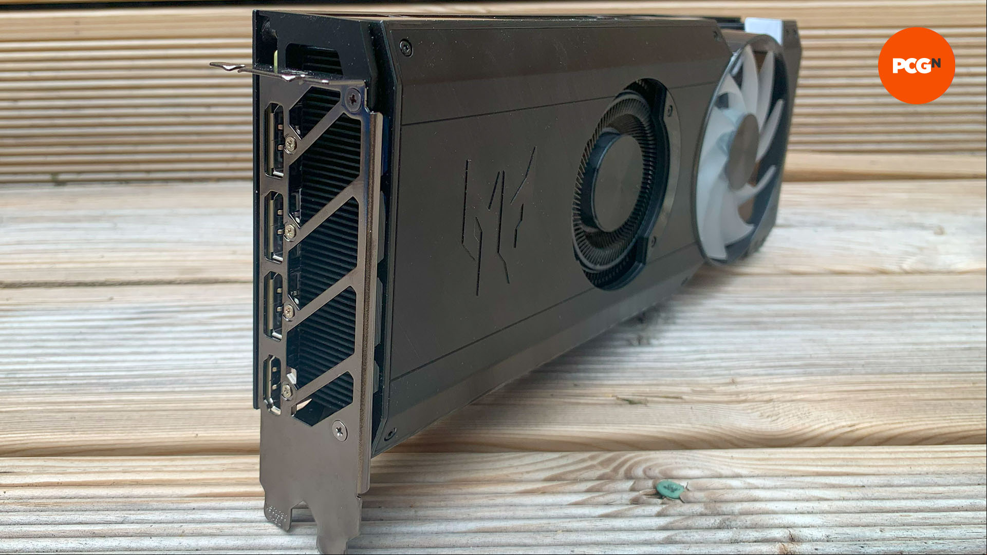 Intel Arc A770 review: Acer Predator BiFrost OC graphics card display outputs