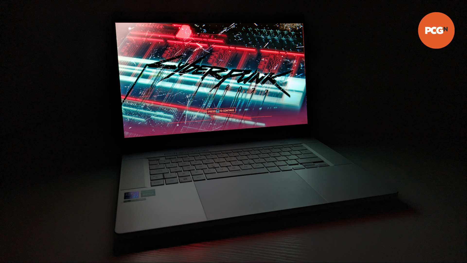 Asus ROG Zephyrus G16 (2024) review: Running Cyberpunk 2077 in a darkened room
