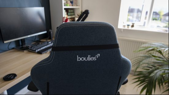 The headrest on the The head pillow on the Boulies Master chair