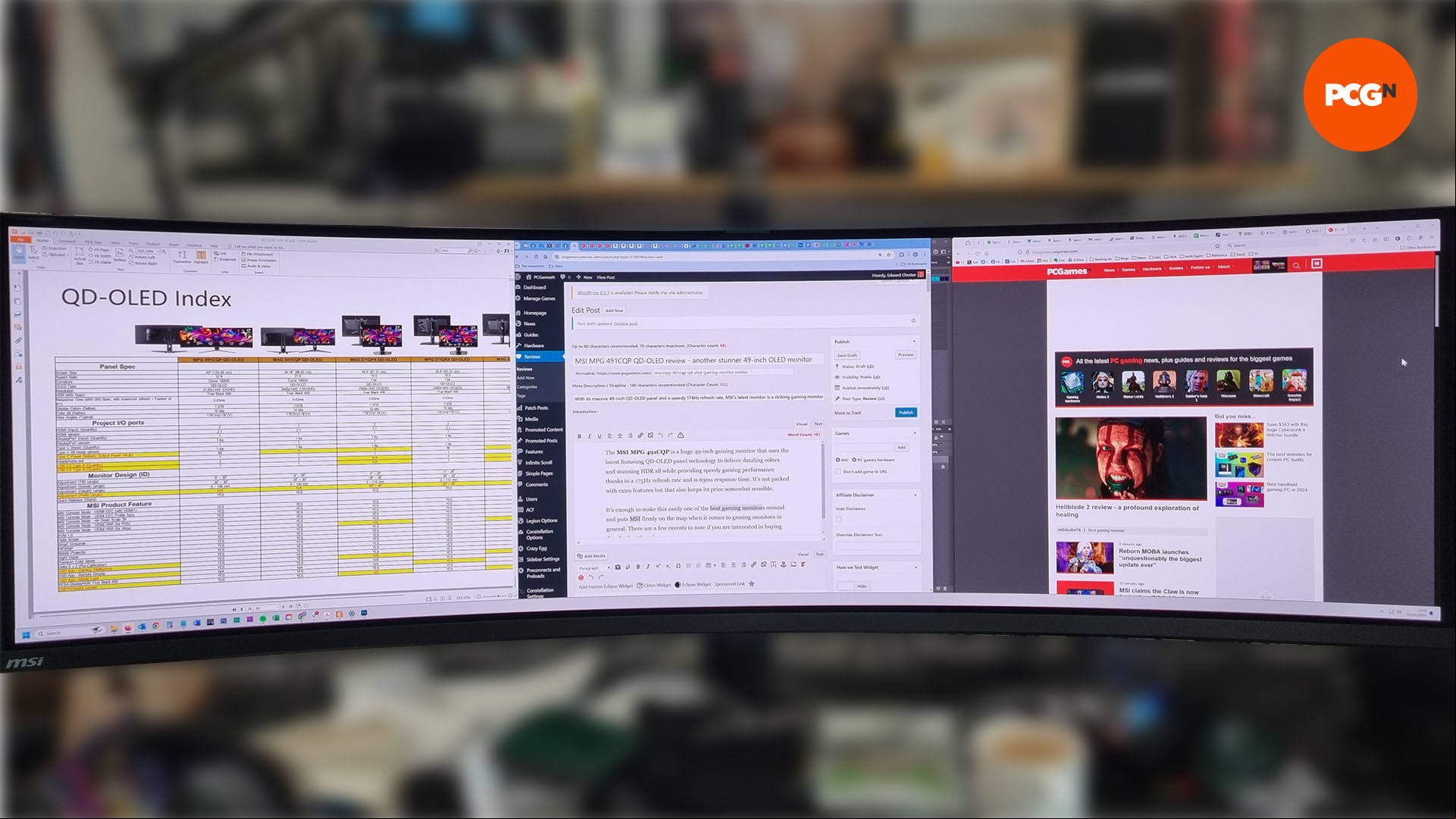 msi mpg 491cqp qd-oled gaming monitor review 15 image quality windows
