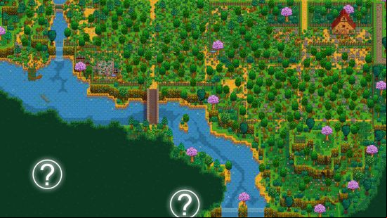 The huge map from Immersive Farm 2 Remastered, one of the best Stardew Valley mods.