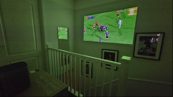 An example projection from the Xgimi Halo+ projector
