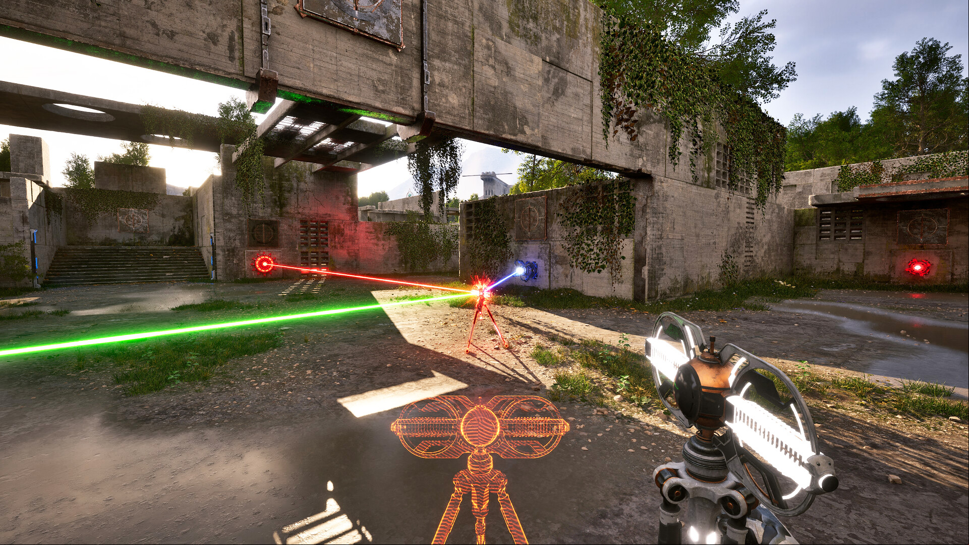 Best puzzle games: a colorful light-bending puzzle