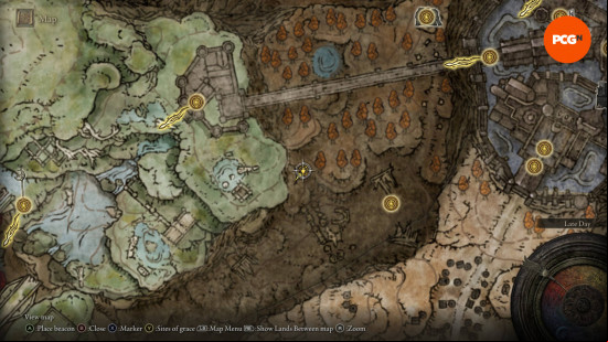 Elden Ring talismans - the location of the Pearl Shield Talisman.