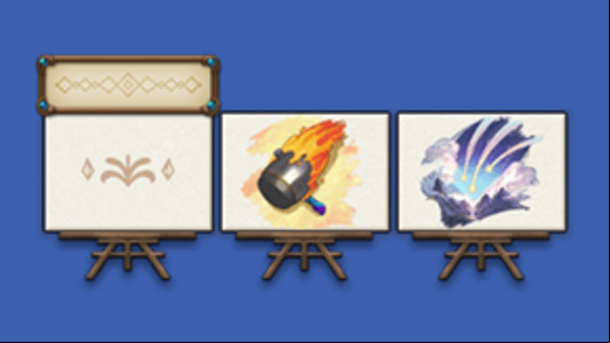 The FF14 pictomancer job weapon canvas image