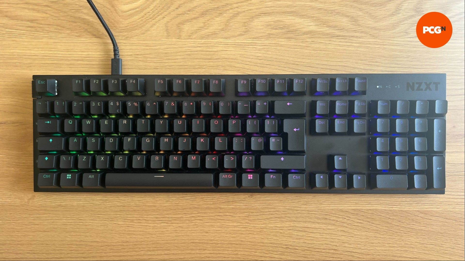 NZXT Function 2 full size with RGB back lighting 