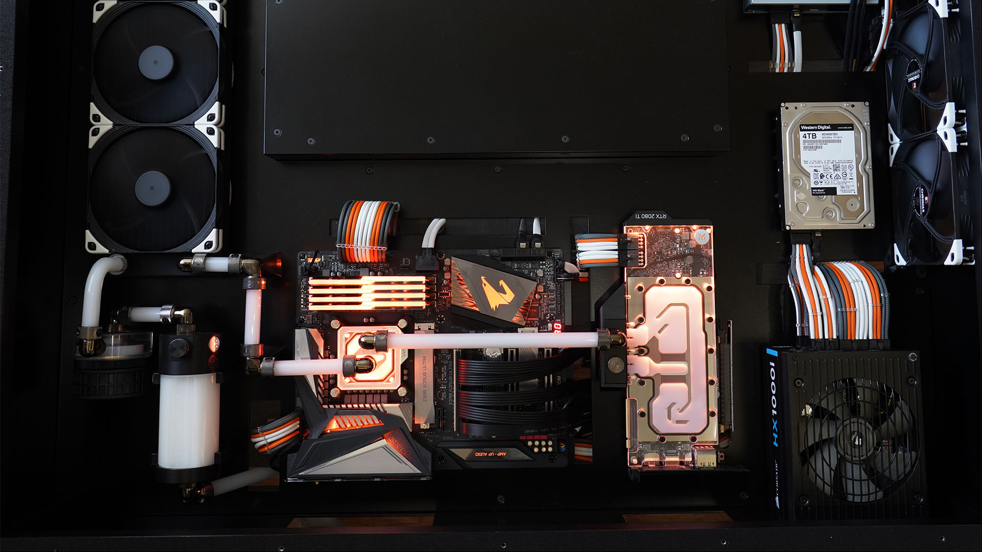 The full layout of the omega desk pc