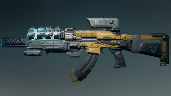 A powerful crafted weapon in Once Human.