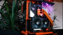 This handsome open-air Asus gaming PC build is inspired by the pagoda