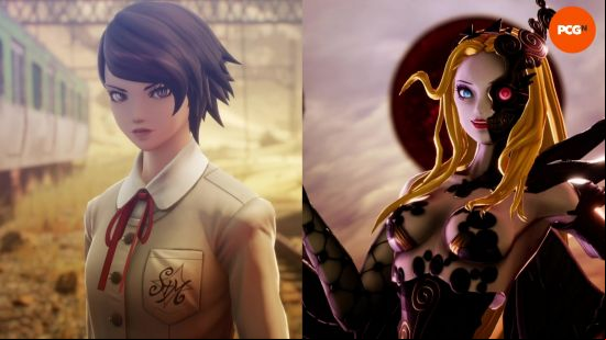 Yoko Hirmomine and the Qadistu in in Shin Megami Tensei V: Vengeance