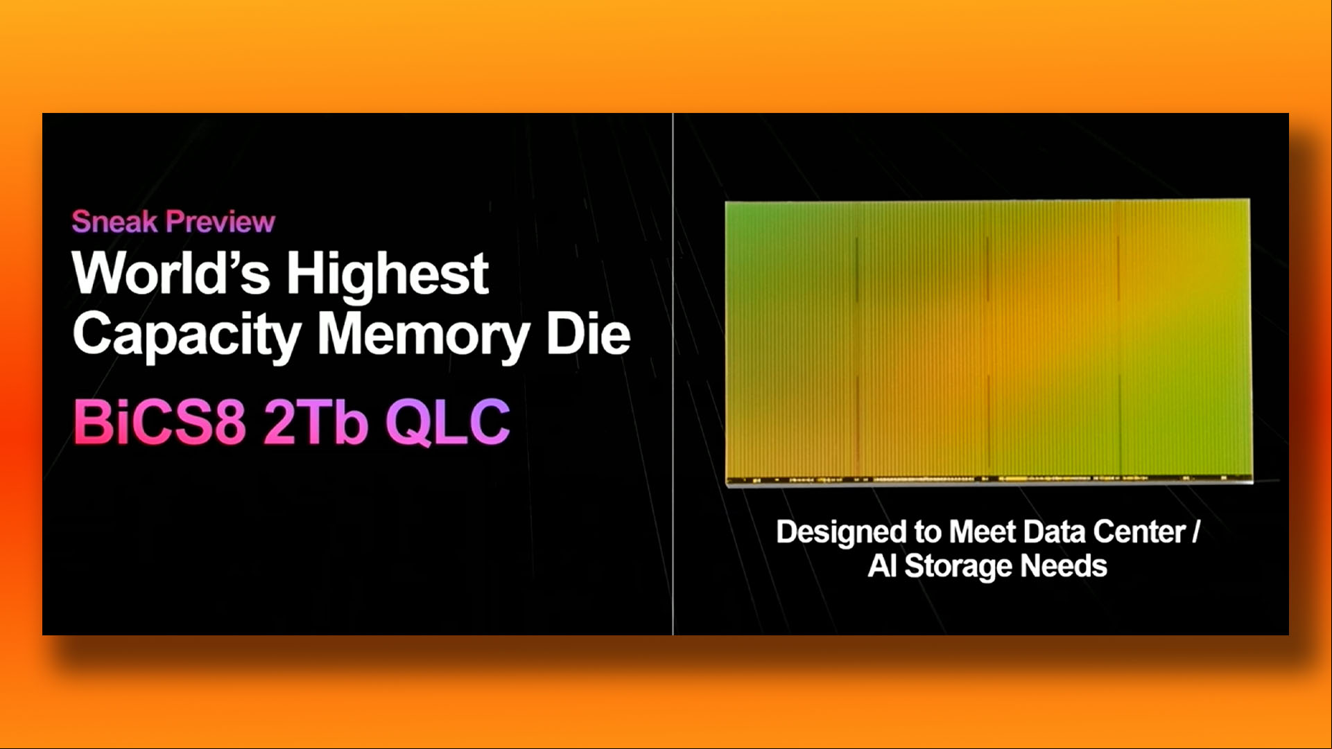 SSDs are about to become massive, thanks to WD: World's highest capacity memory die