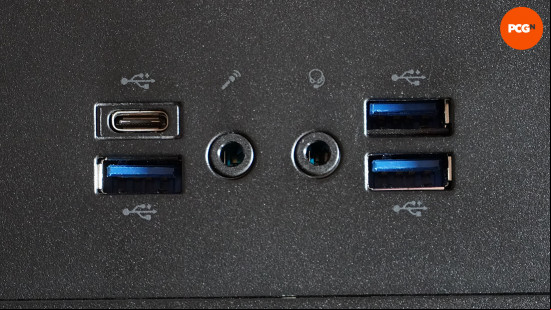 Acer Predator Orion 5000 review: Front ports