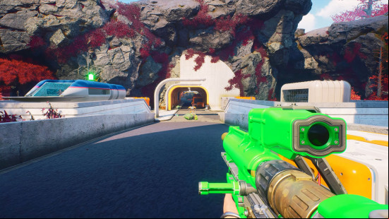 Ascendant preview: a green sniper rifle firing cluster bombs