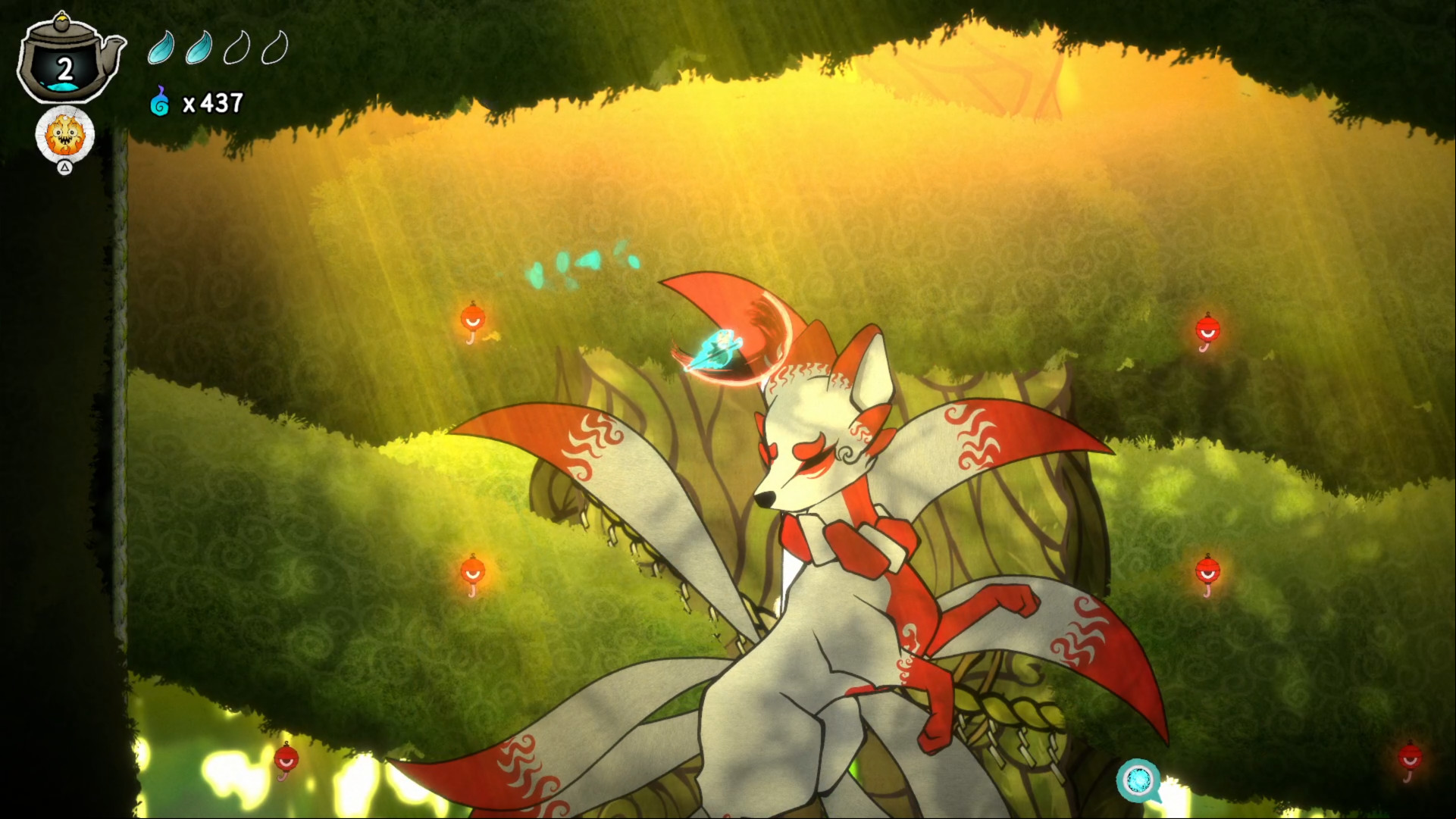 Bo Path of the Teal Lotus review: fighting the kitsura boss in bo path of the teal lotus.