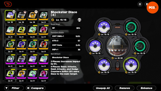 Shockstar Disco, a Drive Disk in the best Zenless Zone Zero Von Lycaon build