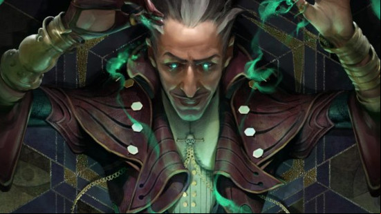 Concept art of necromancer Emmrich, one of the Dragon Age The Veilguard companions.