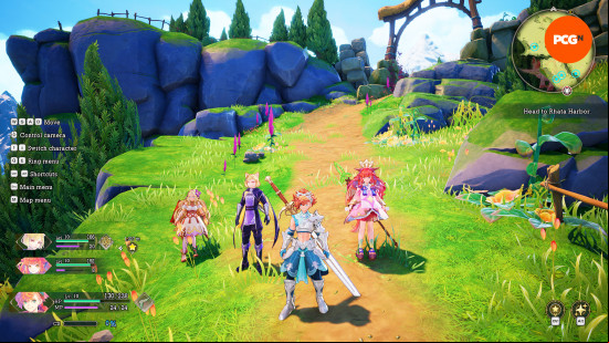 Visions of Mana demo: the full crew of adventurers in the demo