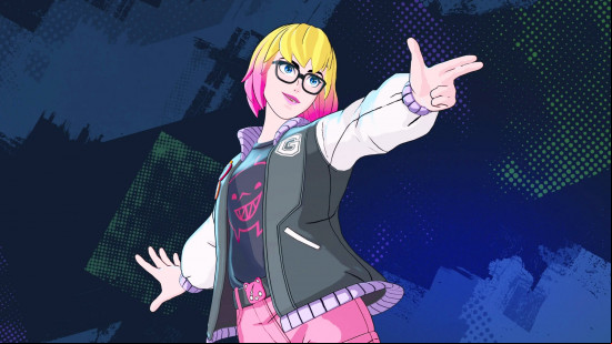 Best Fortnite skins: Gwenpool with her blonde and pink hair