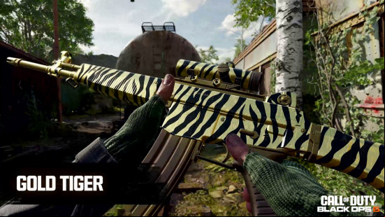 Black Ops 6 camos: Gold Tiger