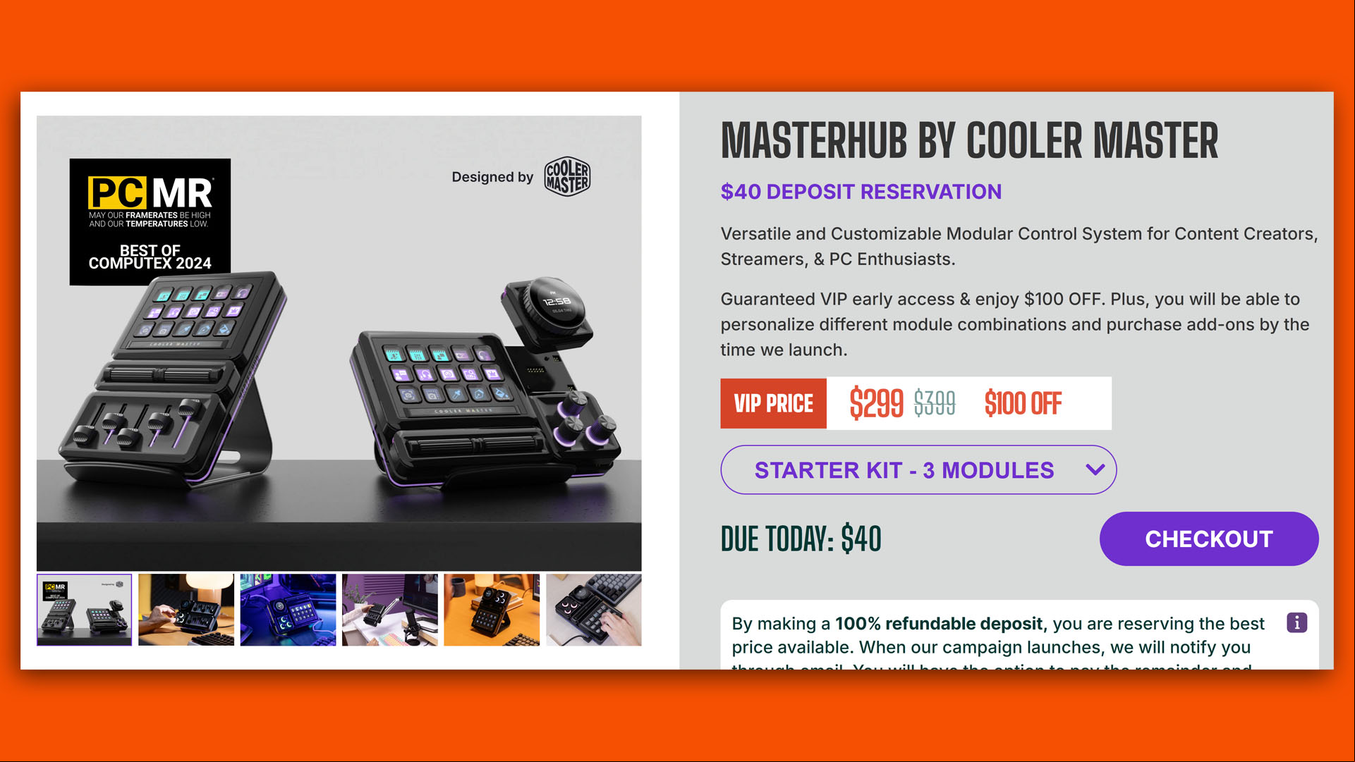 cooler master master hub 02 pre order