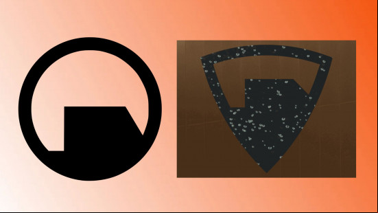 The logo from Black Mesa in Half-Life and Black Mesa, the company.