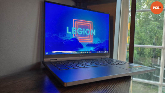 Lenovo Legion Slim 5 review: Gaming laptop on desk by window
