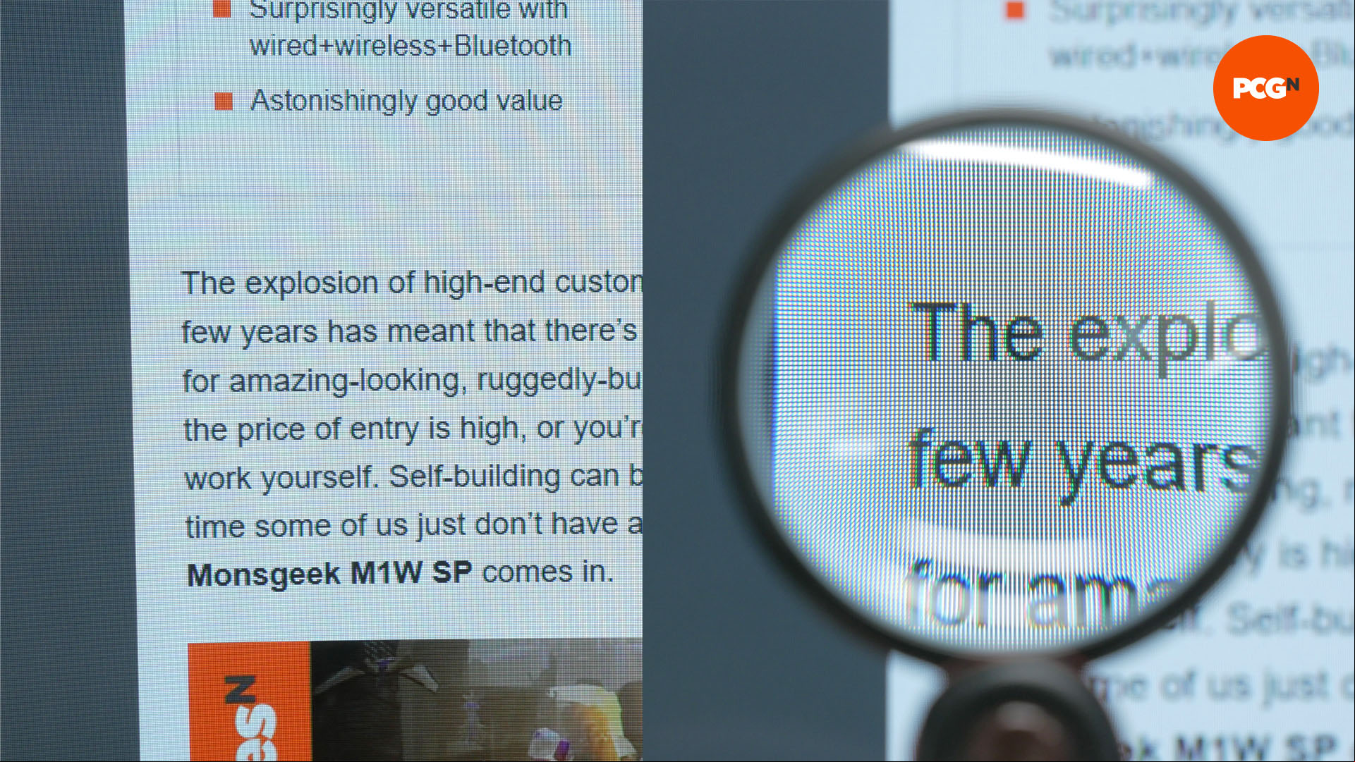 acer predator x45 review 11 woled text fringing detail 2