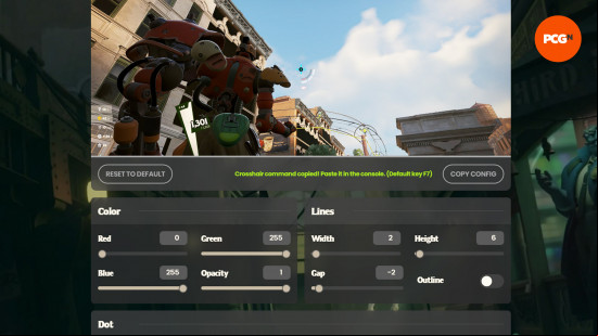 Best Deadlock crosshair generator: generator UI