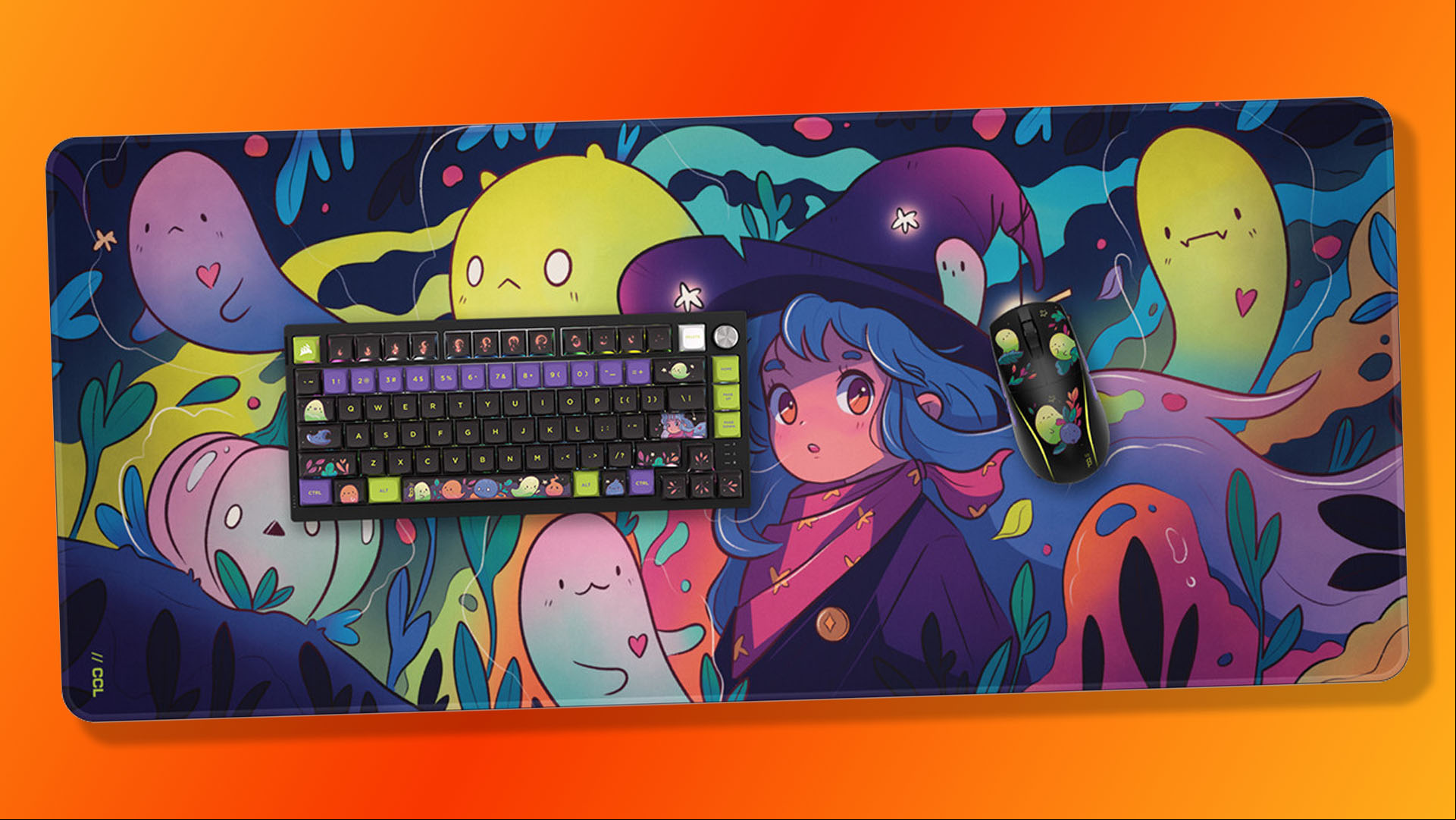 Corsair Custom Lab Artist Series: Elina Clevergull Spellbound keyboard and mouse set