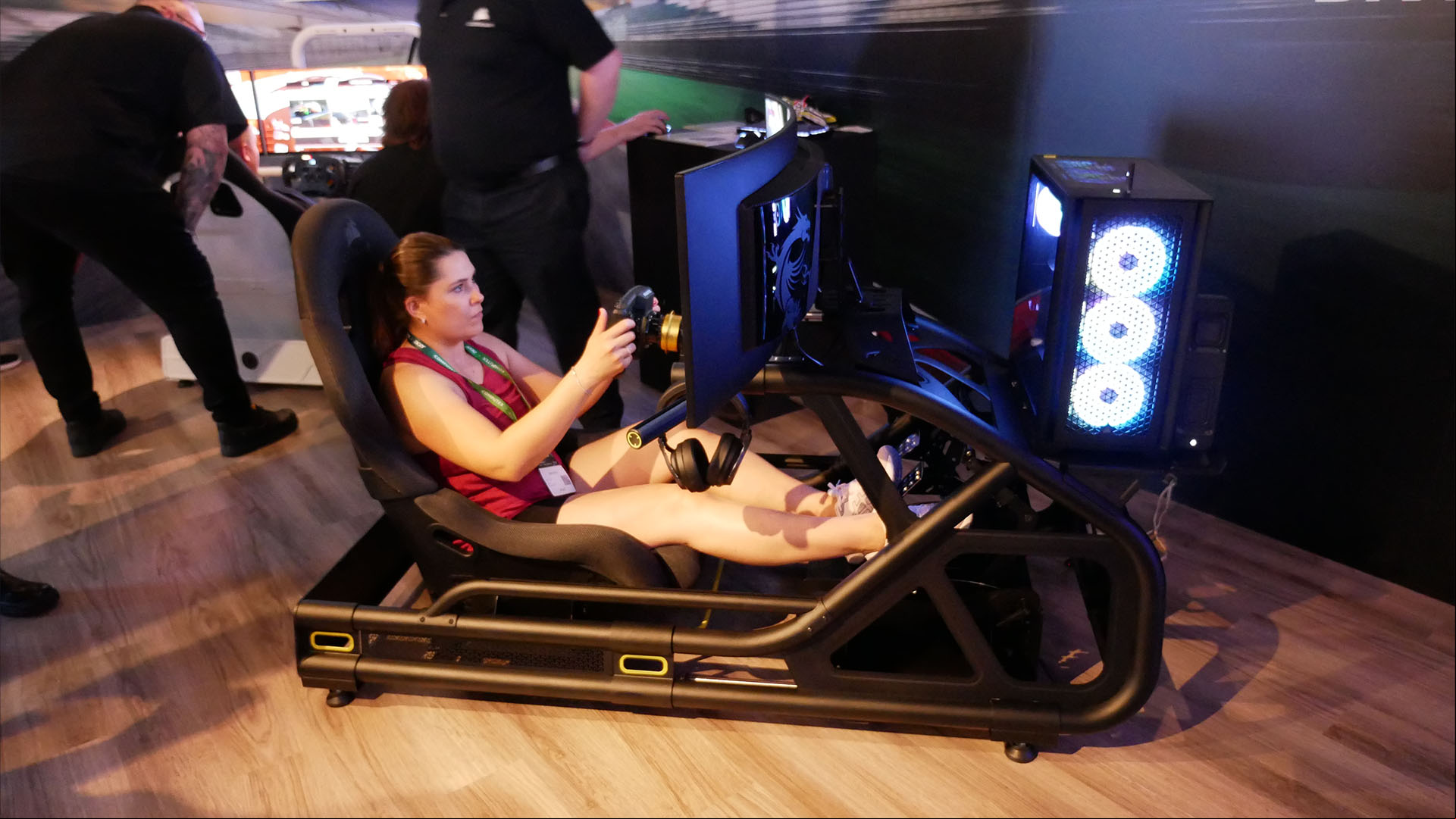 corsair racing sim cockpit