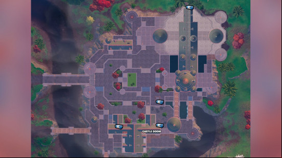 All Fortnite Avengers chests at Castle Doom