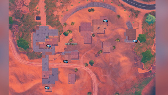All Avengers Chests at Sandy Steppes in Fortnite