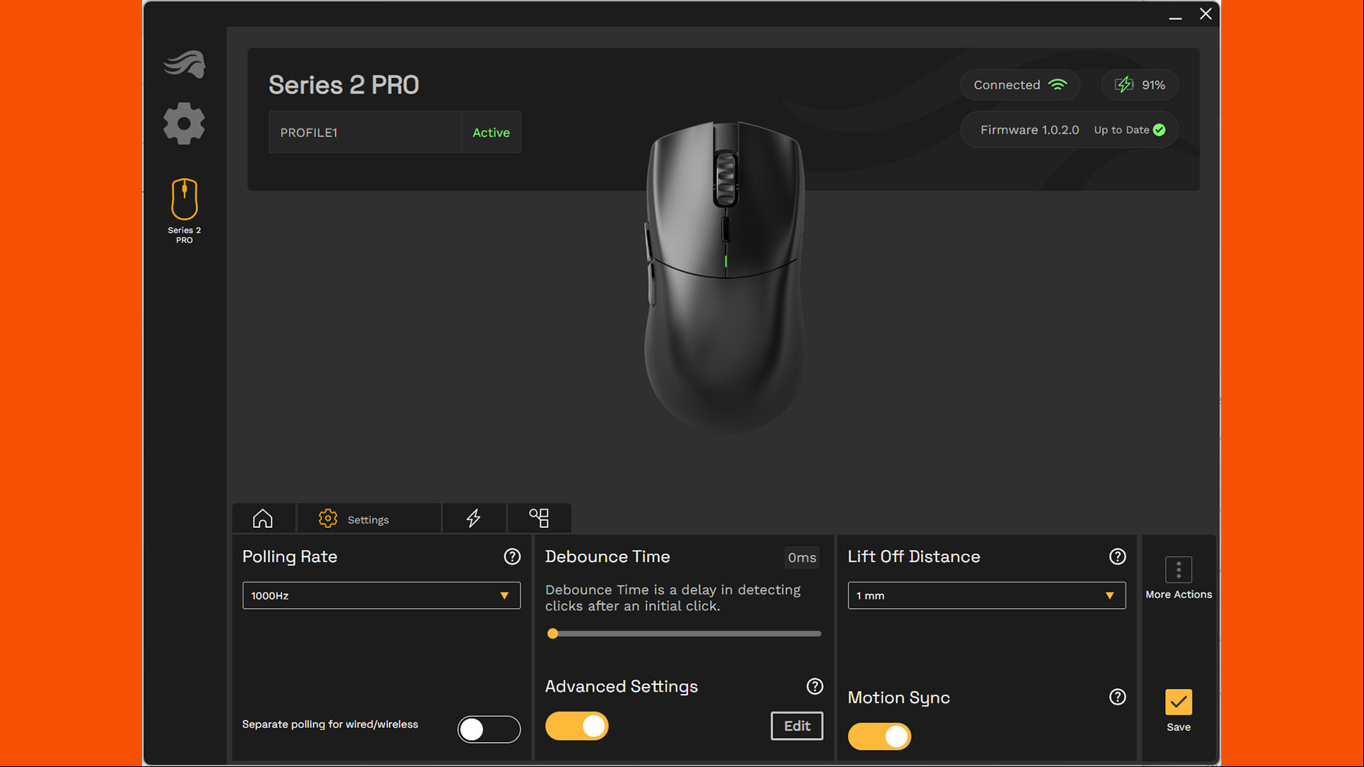 glorious series 2 pro glorious core software settings