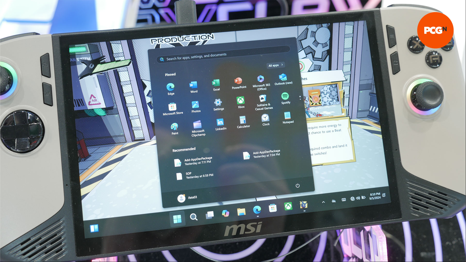 msi claw 8 ai+ hands on preview 08 windows
