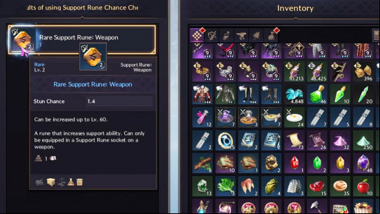 Throne and Liberty Runes upgrade: a successfully upgraded Rune
