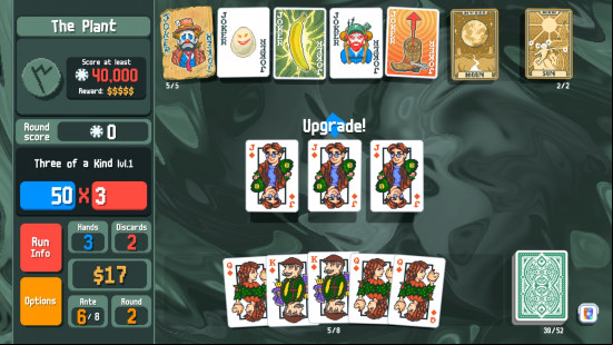 Balatro Friends of Jimbo 2: A screenshot showing the Stardew Valley deck in Balatro