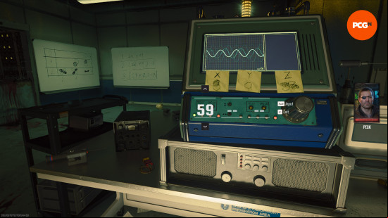 Black Ops 6 Terminus easter egg main quest: Calibrator machine with a puzzle on whiteboards