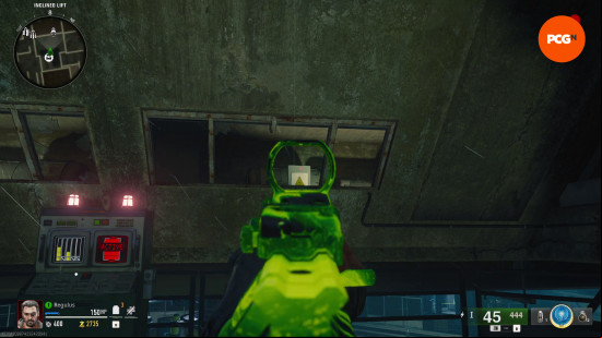 Black Ops 6 Terminus easter egg main quest: the first electric box inside slanted windows