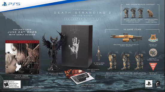 Death Stranding 2 editions: the collector's edition bundle