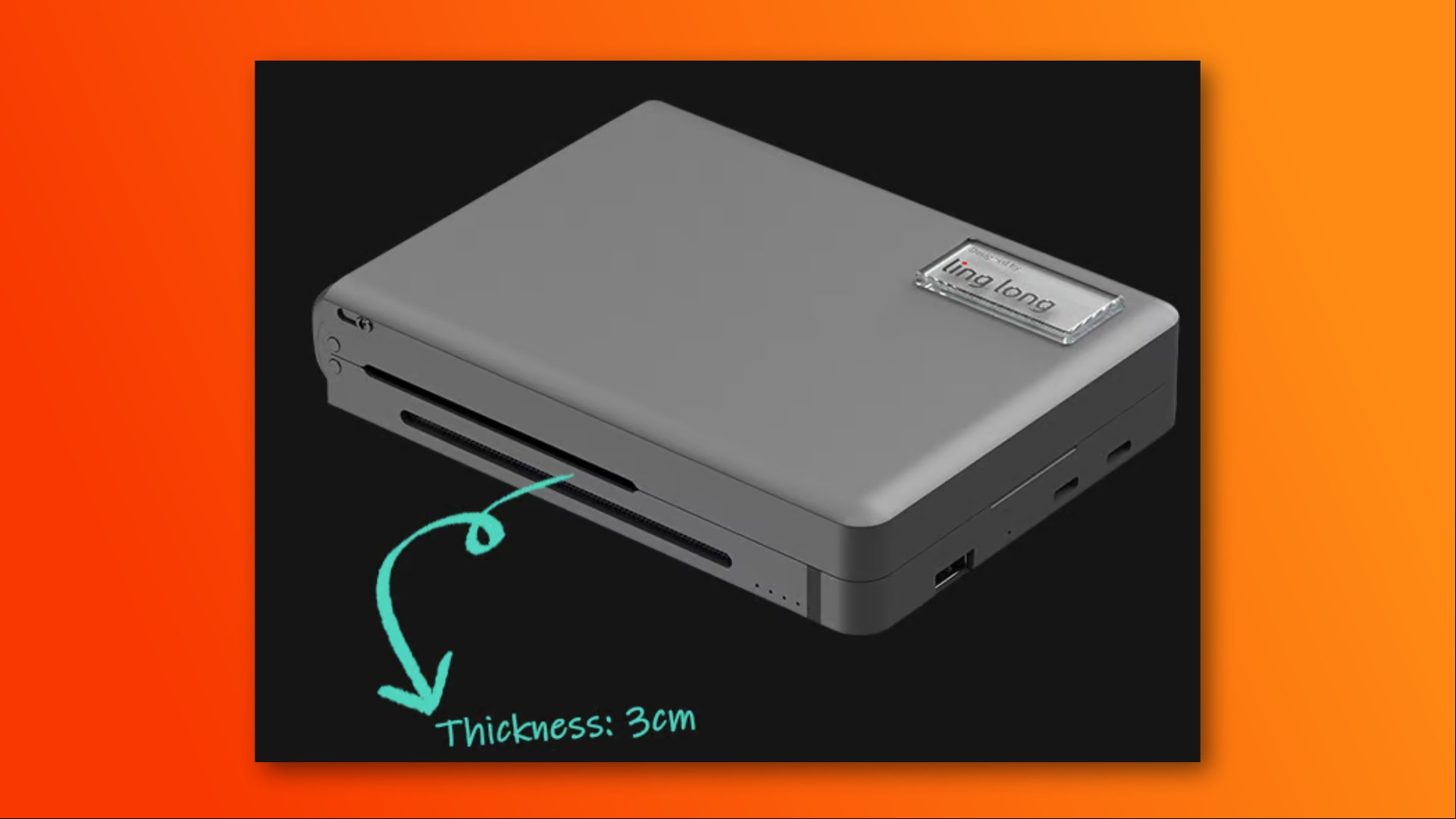 Linglong Lunar folded mini gaming PC