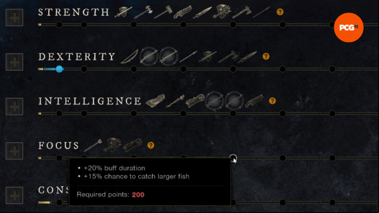 a tooltip showing a bonus from the focus attribute in new world
