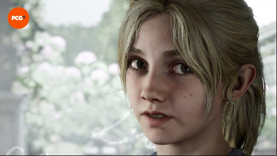 Laura, a young blonde girl played by Evie Templeton in the Silent Hill 2 remake cast.