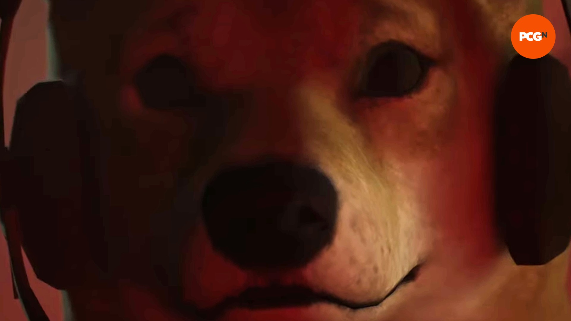 Mira the dog stares James down in the Silent Hill 2 "Dog" ending.