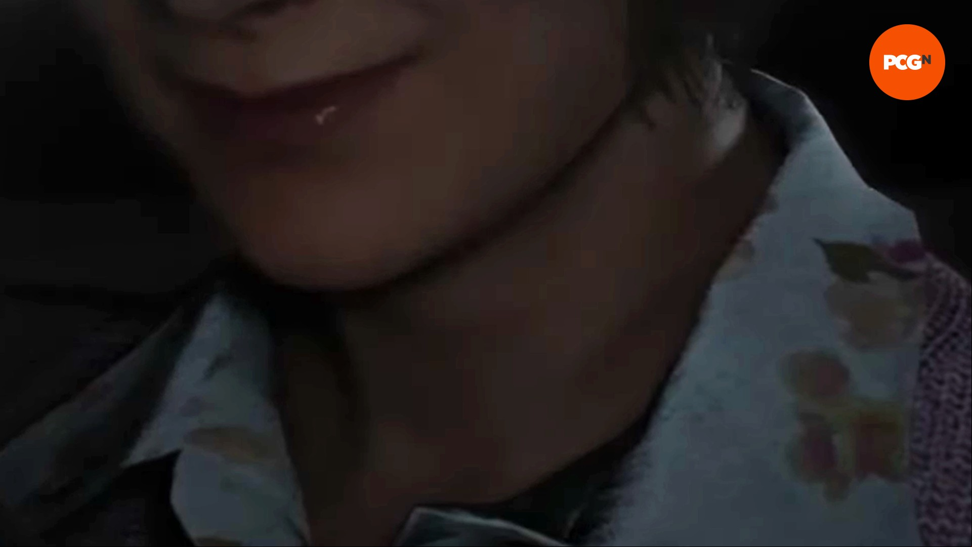 Mary smiles enigmatically in the Silent Hill 2 "Stillness" ending.