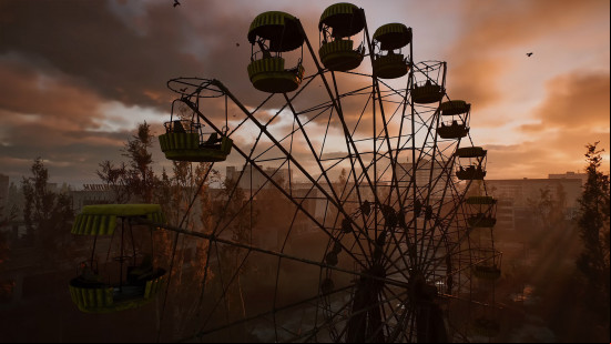 Stalker 2 preview: An image of a ferns wheel.