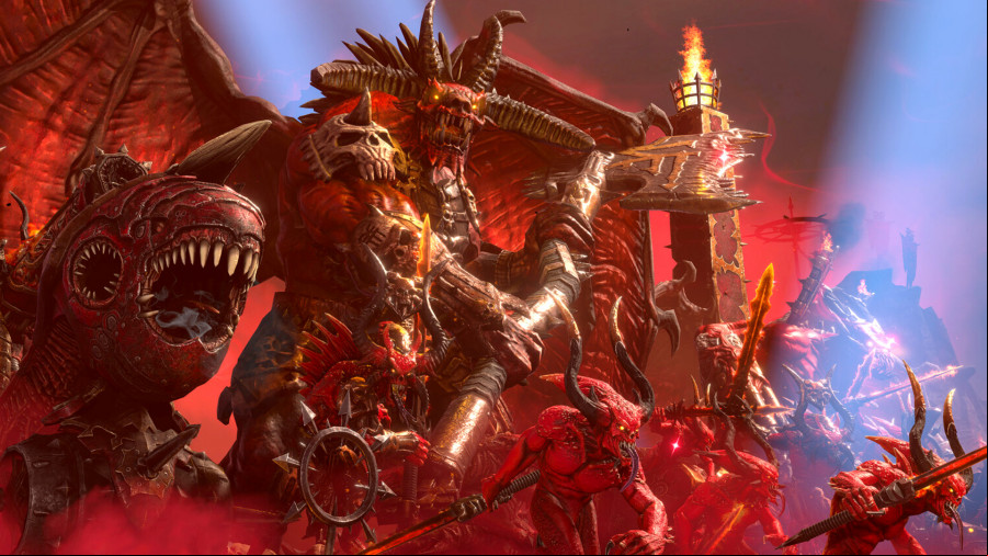 Warhammer 40k Battlesector - An army of demons.