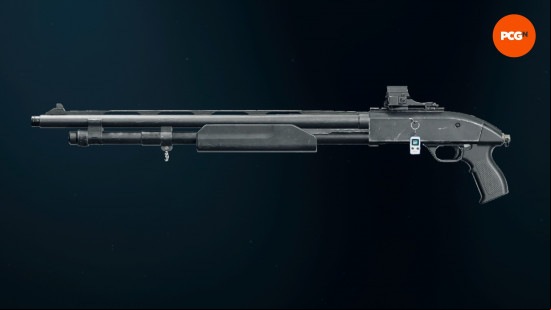 Best Marine SP loadout for Warzone: The Marine SP with attachments equipped, displayed on a dark backdrop.