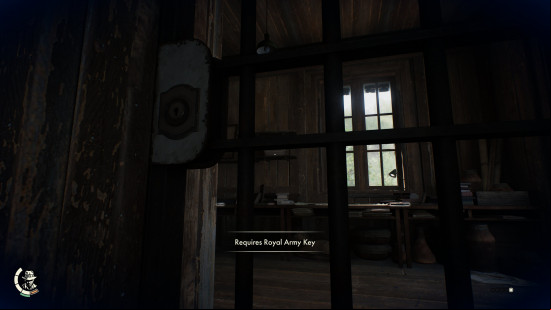 A door requiring the Royal Army Key in Indiana Jones and the Great Circle.