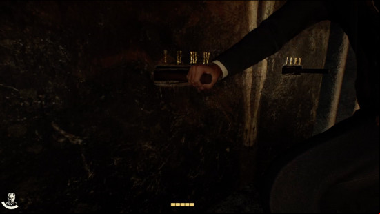 Indy moving a lever in Indiana Jones and the Great Circle.